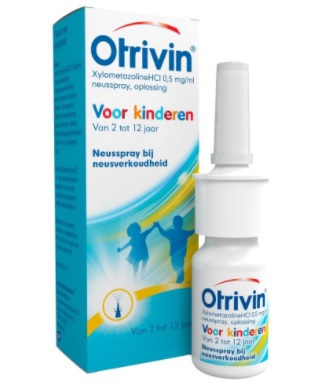 Foto van Otrivin neusspray voor kinderen 2-12 jaar 10ml via drogist