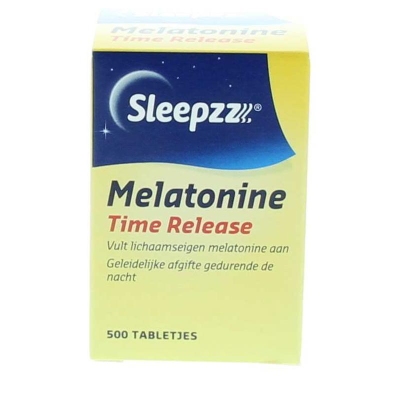 Foto van Sleepzz melatonine time release 0,1 mg 500tb via drogist