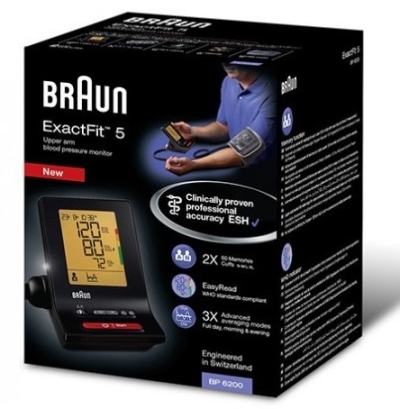 Foto van Braun bloeddrukmeter exactfit emaa verp. via drogist