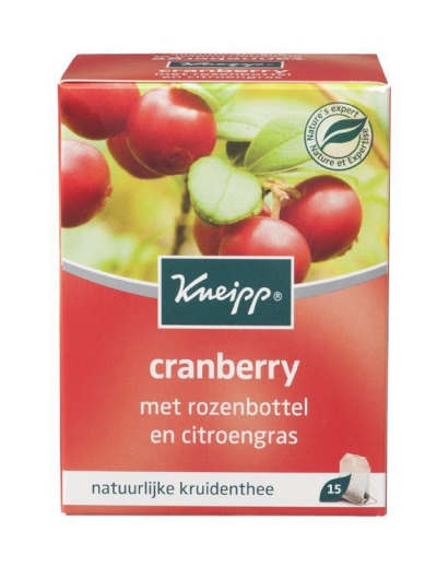 Foto van Kneipp cranberry thee 15st via drogist