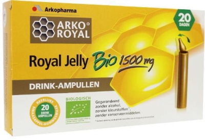 Foto van Arko royal royal jelly 1500 mg 20amp via drogist