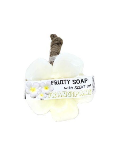 Foto van Fruity soap frangipani zeep 110g via drogist