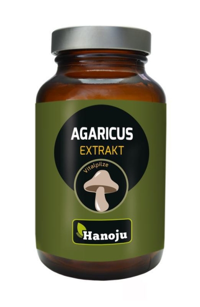 Foto van Hanoju agaricus abm paddenstoel extract 400 mg 180tb via drogist