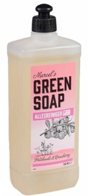 Foto van Marcels green soap allesreiniger patchouli & cranberry 750ml via drogist