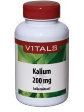 Foto van Vitals kalium citraat 200mg 100cap via drogist