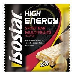 Isostar sportreep high energy multifruits 3x40g  drogist