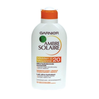 Garnier ambre solaire zonnebrand melk spf 20 200ml  drogist
