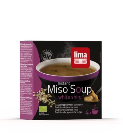 Foto van Lima instant miso soup white shiro 16.5 gram 4x16.5 via drogist