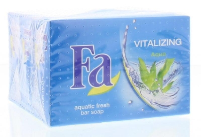 Foto van Fa zeep vitalizing aqua trio 3x100gr via drogist