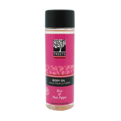 Treets rose & pink pepper body oil 150ml  drogist