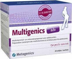 Foto van Metagenics multigenics ado 30sach via drogist