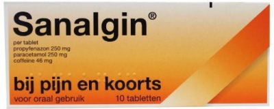 Foto van Sanalgin tabletten 10st via drogist