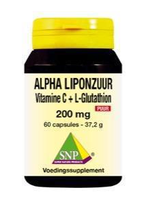 Foto van Snp alpha liponzuur 200 mg puur 60ca via drogist
