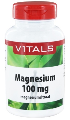 Foto van Vitals magnesiumcitraat 100mg 100cp via drogist
