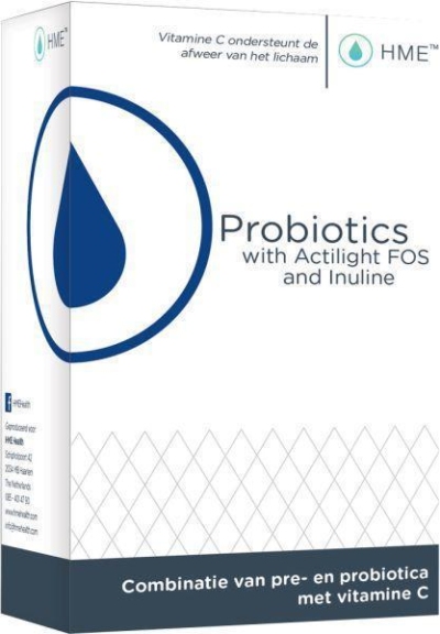 Foto van Hme probiotics actilight fos 60ca via drogist