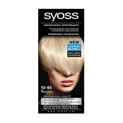 Foto van Syoss syoss colors cream ice blond 10-95 haarkleuring 1st via drogist