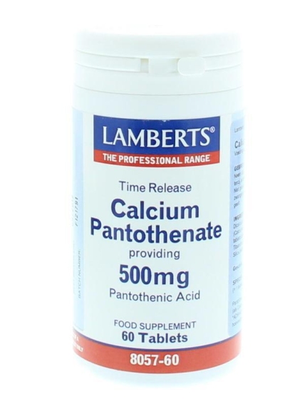 Foto van Lamberts calcium pantothenaat 60tab via drogist