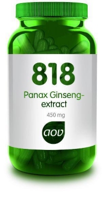 Foto van Aov 818 panax ginseng extract 450 mg 180vca via drogist