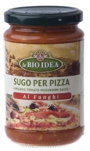 Bioidea pizzasaus champignons 300g  drogist