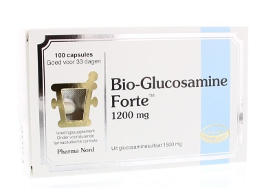 Foto van Pharma nord bio glucosamine forte 100cap via drogist