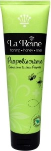 Foto van La reine honing propolis creme tube 100ml via drogist