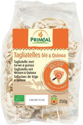 Foto van Primeal tagliatelle quinoa tarwe 250g via drogist