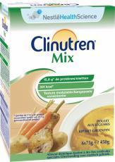 Foto van Clinutren mix instant kip met groenten 6x75 gram via drogist
