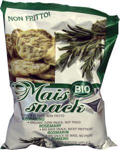 Foto van Bio alimenti mais snack rozemarijn 50g via drogist