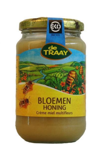 Foto van Traay bloemen honing creme eko 450g via drogist