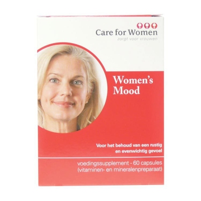 Foto van Care for women mood 60cap via drogist