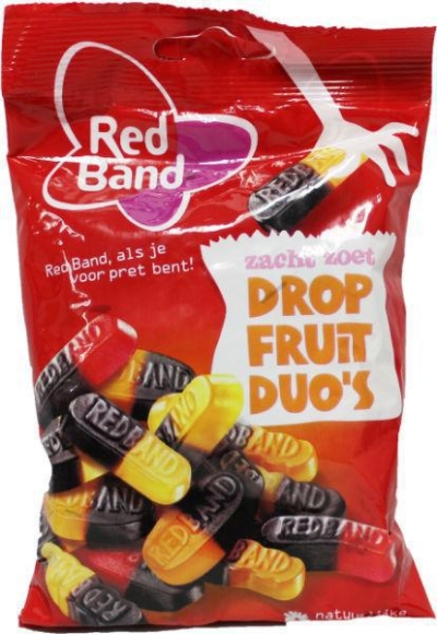 Foto van Red band dropfruit duo's eurolijn 166g via drogist