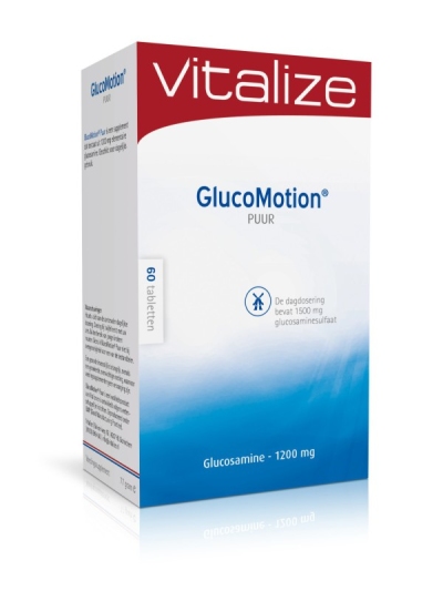 Foto van Vitalize products glucomotion puur 1500mg 60tab via drogist