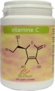 Foto van Biodream vitamine c 200g via drogist