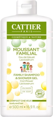 Foto van Cattier family shampoo en shower gel 500ml via drogist