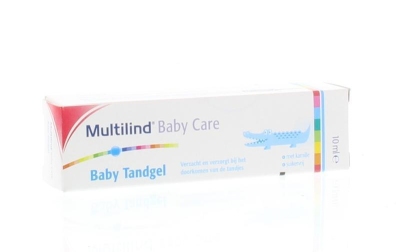 Foto van Multilind baby tandgel 10ml via drogist