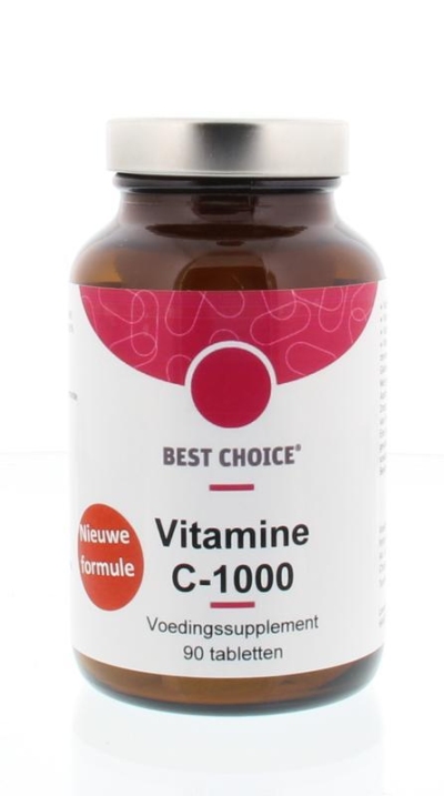 Foto van Best choice vitamine c 1000 mg & bioflavonoiden 90tab via drogist