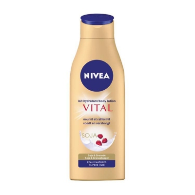 Foto van Nivea body milk vital 250ml via drogist