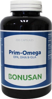 Foto van Bonusan prim omega 200 capsules via drogist