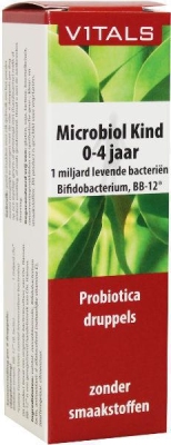 Foto van Vitals microbiol kind 0-4 jaar 8ml via drogist