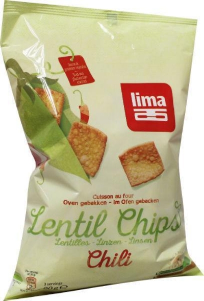 Lima lentil linzen chips chilli 90g  drogist