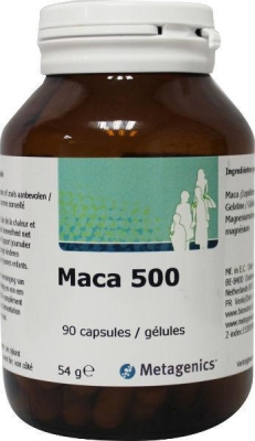 Foto van Metagenics maca 500 90cap via drogist