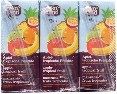 Ekoland appel tropisch fruit 3x200  drogist