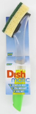 Foto van Dishmatic dishmatic schuurspons + dispenser 1 stuk via drogist