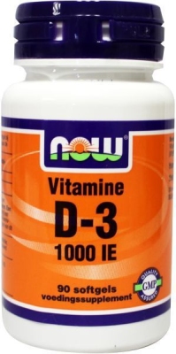 Foto van Now vitamine d-3 1000ie 90sft via drogist