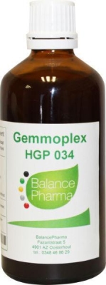 Foto van Balance pharma gemmoplex hgp 034 parasitaire lymf 100ml via drogist