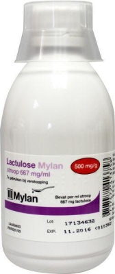Foto van Mylan lactulose siroop 500 mg 300ml via drogist