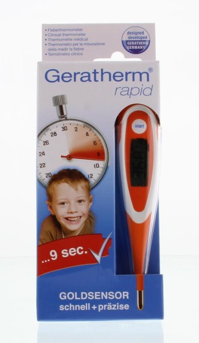 Foto van Geratherm thermometer rapid ex via drogist