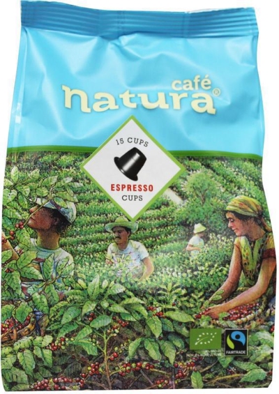 Foto van Cafe natura espresso koffiecap 15st via drogist
