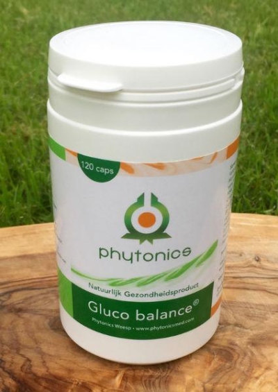 Foto van Phytonics gluco balance humaan 120ca via drogist
