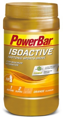 Foto van Powerbar isoactive sports drink orange 1320gr via drogist